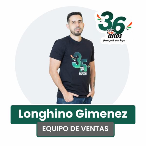 Longhino Gimenez, equipo de ventas de DANVIC