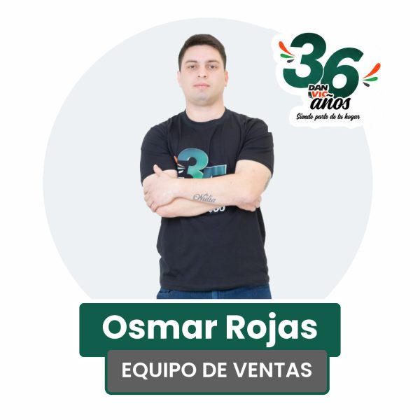 Osmar Rojas, equipo de ventas de DANVIC