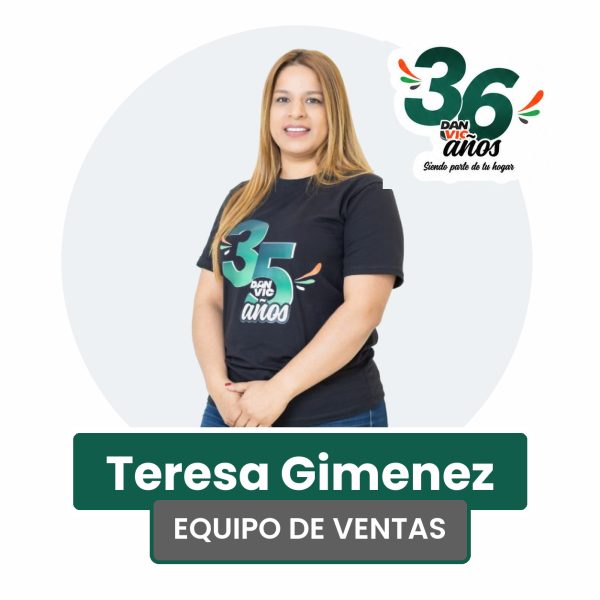 Teresa Gimenez, equipo de ventas de DANVIC
