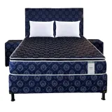 SOMIER SUPERSPUMA COMPLETO POP PLUS PW 140X190 AZUL