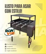 PARRILLA C/ MOTOR 4 ESPETOS ELEC Y BAT. (TORRES)