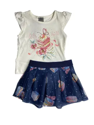 CONJUNTO con short pollera mundi  33737 1 año