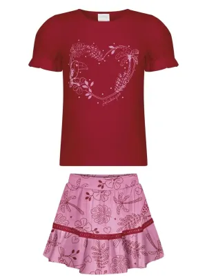 CONJUNTO CON SHORT POLLERA ALAKAZOO A0087