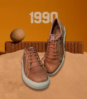 ZAPATENIS 1990 ANDARIEGA  100% CUERO MARRON