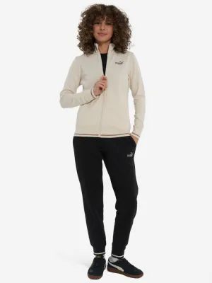 CONJUNTO PUMA METALLIC FULL-ZIP TRACKSUIT ALPINE SNOW