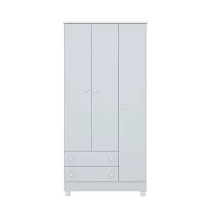 ROPERO ABBA 3P 2 CAJ. 2617 QMOVI GRIS