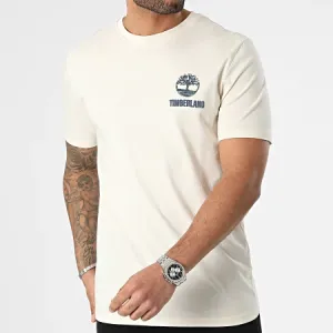 REMERA TIMBERLAND LOGO GRAPHIC A5V7KCR3 BEIGE