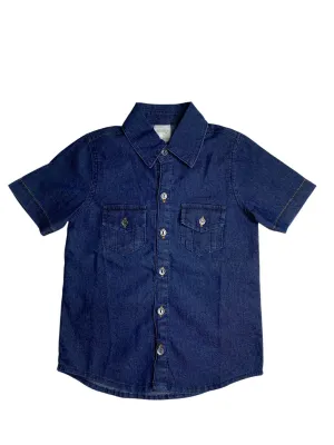 CAMISA DE JEANS ALAKAZOO 30170 1/2/3/4/5/6/7/8 AÑOS