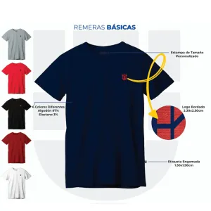 REMERA BASICA GUAPO MASC. Blanco