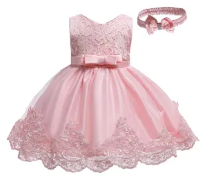 VESTIDO ELEGANTE CON VINCHA