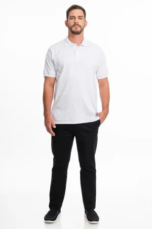 PANTALON GABARDINA ELASTIZADA CLASICO FLAT DONALDSON NEGRO