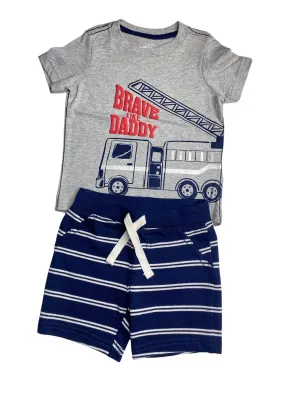 CONJUNTO CON REMERA  carters 12 meses