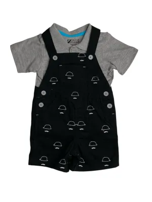 JARDINERA CON REMERA CON CUELLO BOYZ