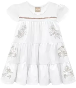 VESTIDO BLANCO MILON 15352 4 AÑOS