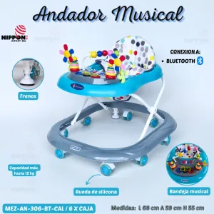 ANDADOR PARA BEBE C/MUSICA MEZ-AN 306