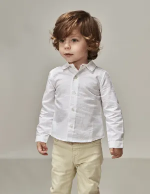 camisa blanca OJITO 19104 6/8/10/12 AÑOS