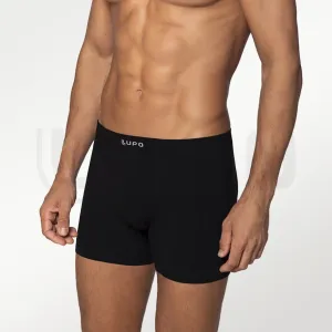 BOXER LUPO 00661-001 SIN COSTURA NEGRO