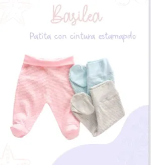 PATITA CON CINTURA ESTAMPADA 7 0-3MESES