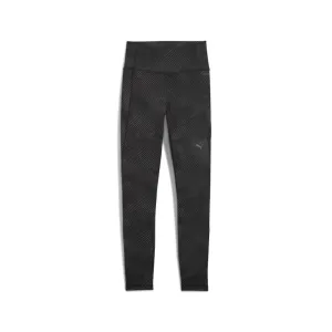 CALZA PUMA W CLOUDSPUN TIGTH AOP HW FL NEGRO