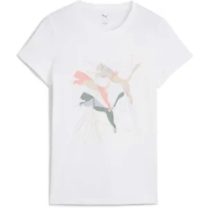 REMERA PUMA GRAPHICS BRANDED LEAF TEE FEM 685082A 01