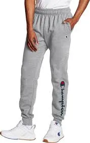 JOGGERS MOLETON CHAMPION GRIS