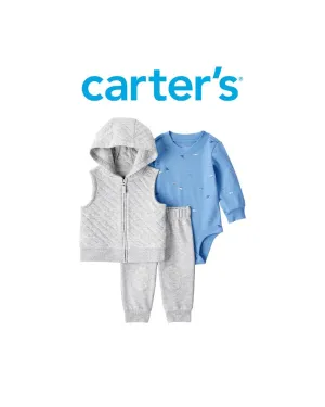 CONJUNTO CARTERS CON CHALECO 3 MESES