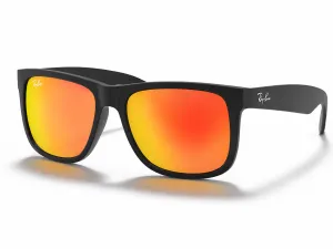 LENTES DE SOL RAYBAN JUSTIN RB4165 622/6Q ROJO ESPEJADO 55-16-145