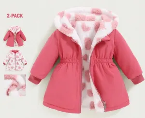 CAMPERA ABRIGADA DOBLE SHEIN 2/3 AÑOS