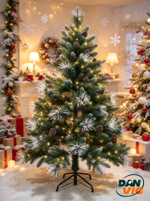 ALBOL NAVIDEÑO 120CM C/ NIEVE SP726-120 COD: 0908