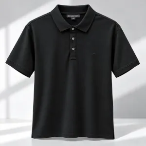 REMERA POLO NEGRO M