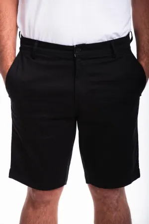 BERMUDA GABARDINA ELASTIZADA FLAT CLASICA DONALDSON NEGRO
