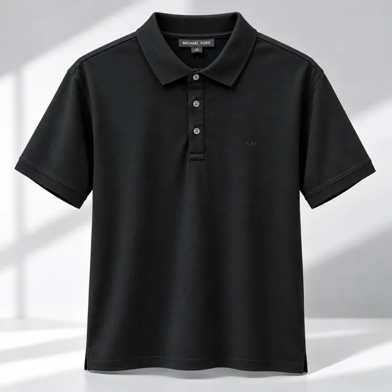 REMERA POLO NEGRO M